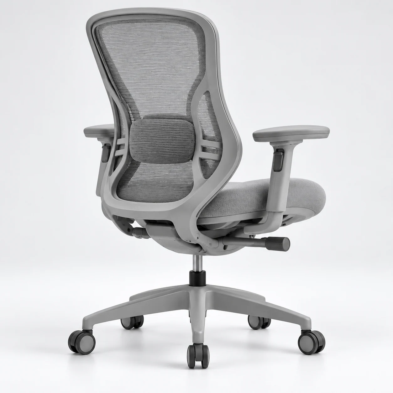 Novacrest Focus Frame Flex Mesh Task Chair Soft Grey 03 Feature