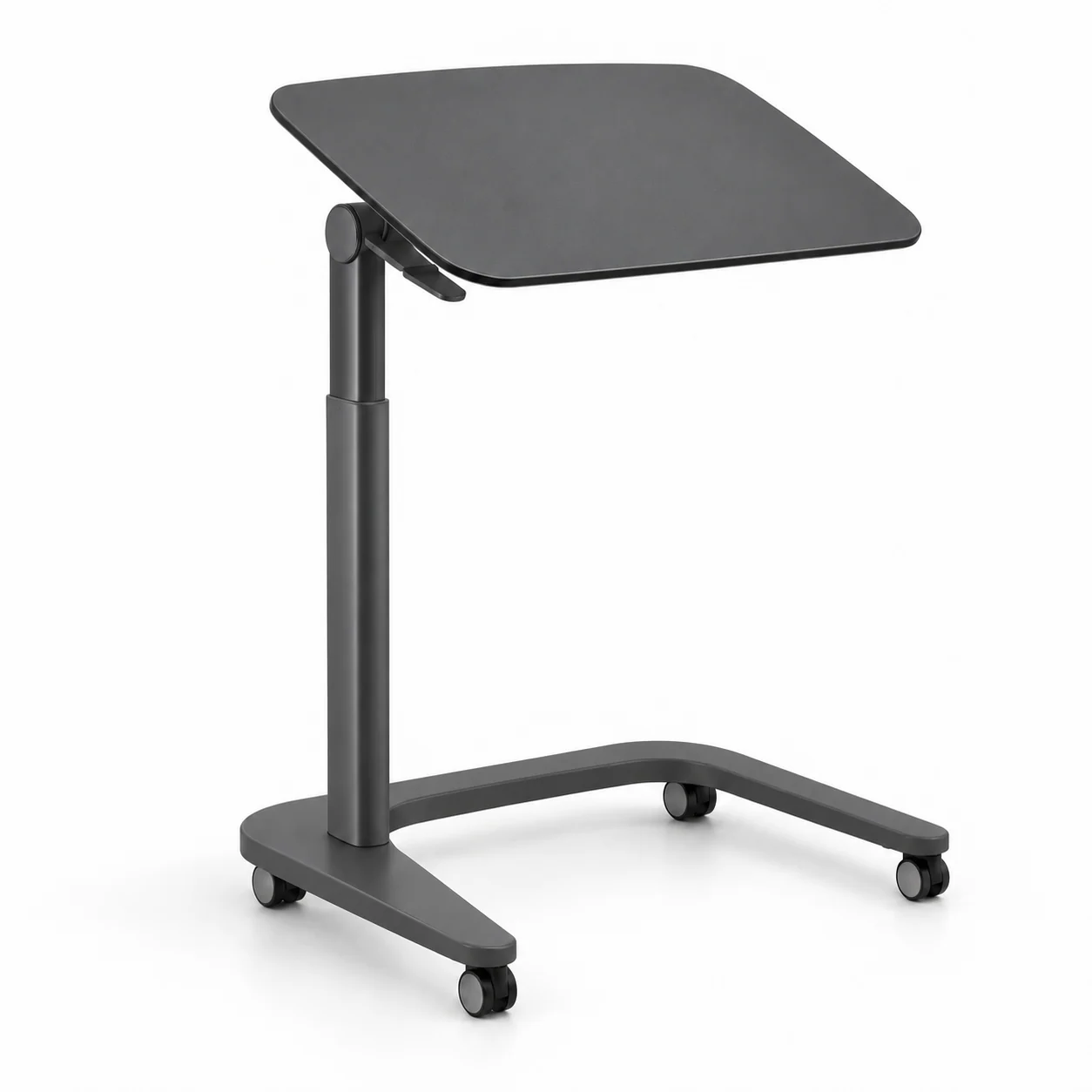 Novacrest Focus Frame Pivot Laptop Table Graphite 06 White