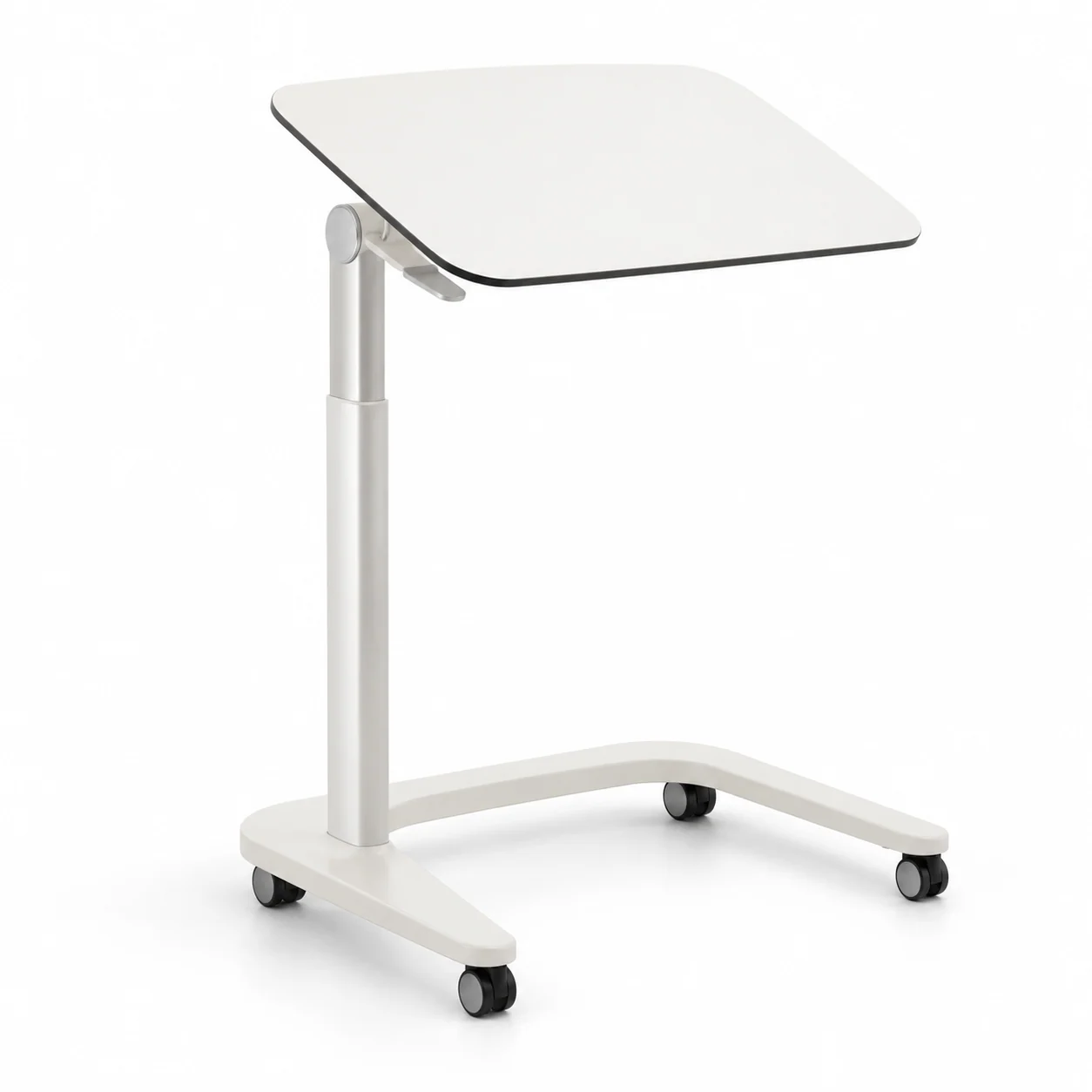 Novacrest Focus Frame Pivot Laptop Table Soft White 01 White