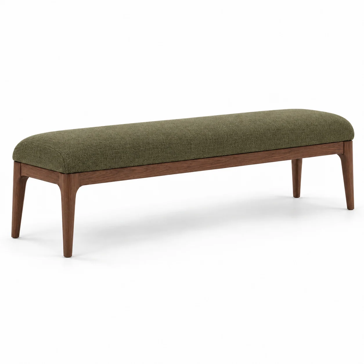Novacrest Hearth Grain Long Grain Dining Bench Olive And Walnut 06 White