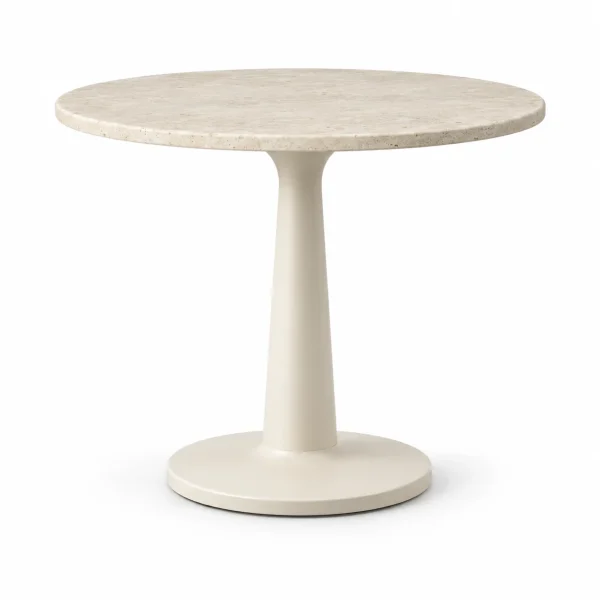 Novacrest Open Air Daily Terrace Bistro Table Ivory Stone 01 White
