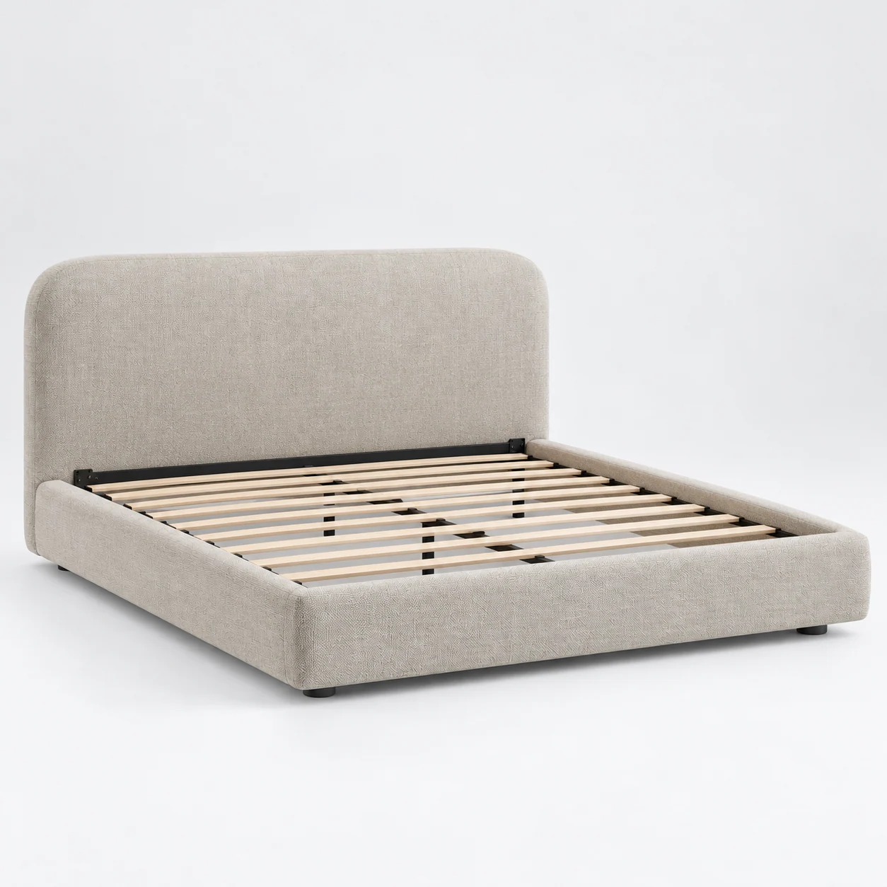Novacrest Quiet Layer Halo Platform Bed Oatmeal 03 Feature